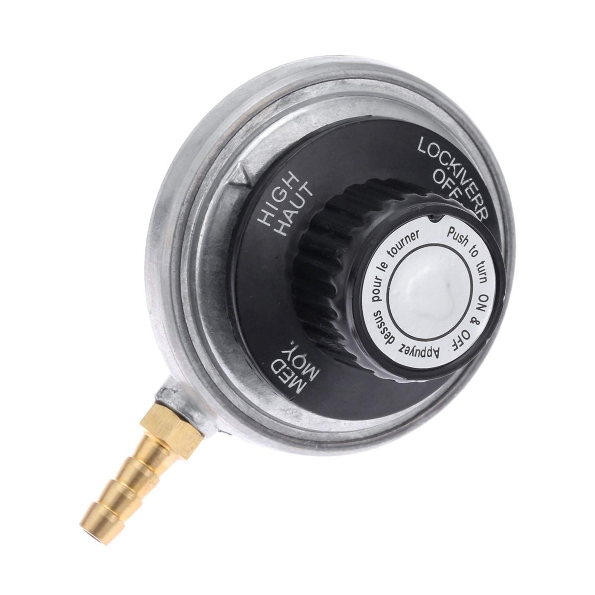 3X(1 Pound Propane Tank Low Pressure Adjustable Gas Regulator with 1/4Inch1087