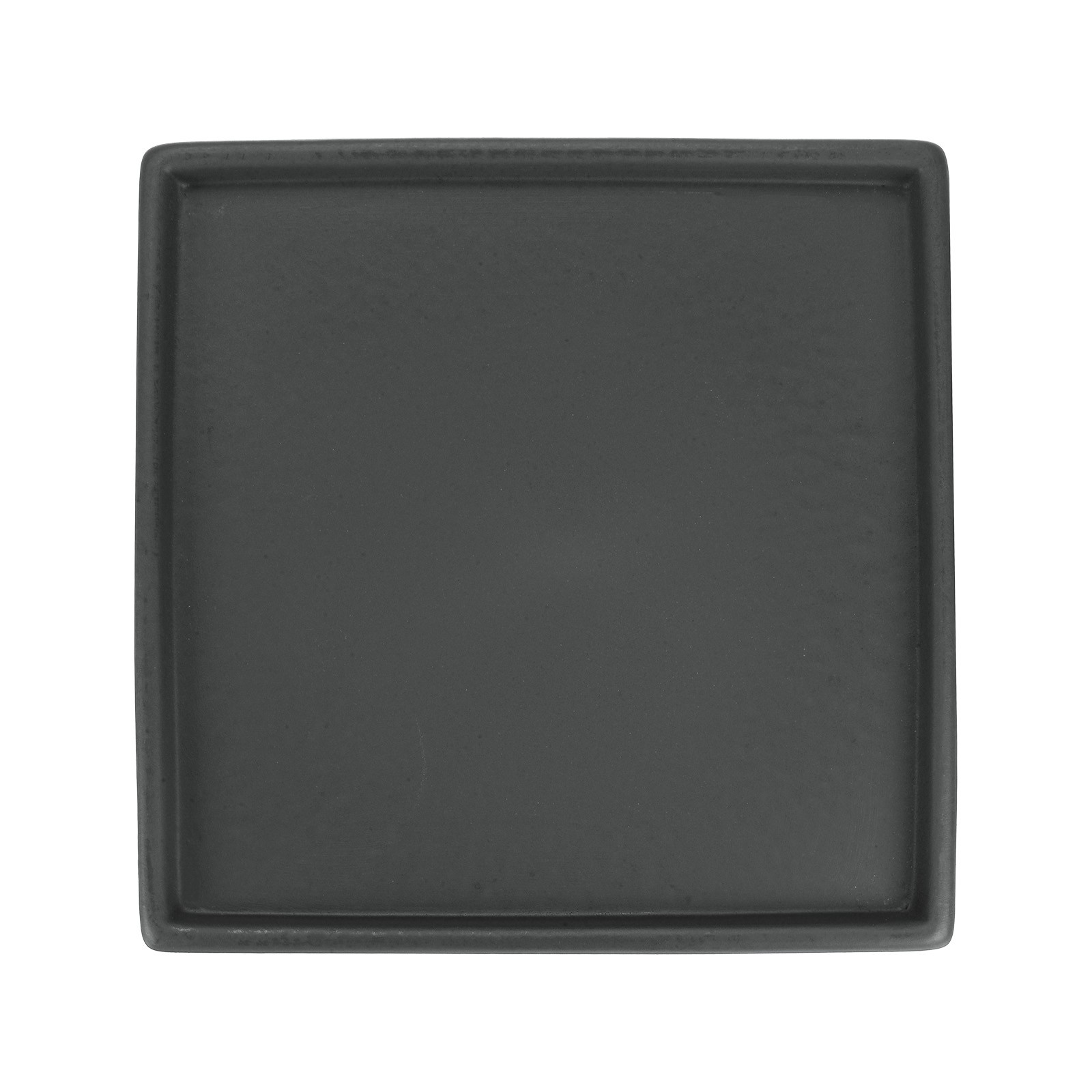 Ceramic Plant Saucer, 8.3 Inch Saucer Drip [Square Black]