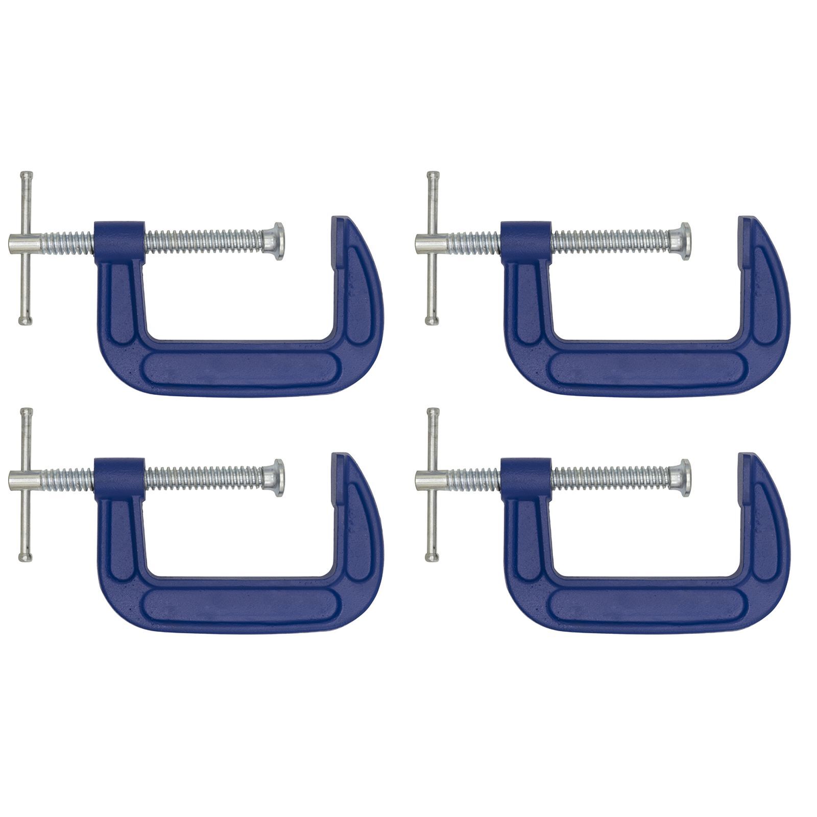 Sealey G-Clamp 75mm - Pack of 4 - AK60034