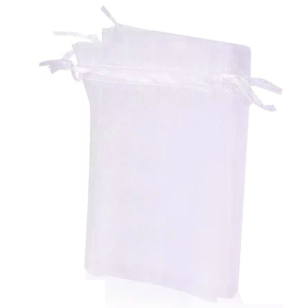 3X(Fruit Bag Fruit Net Bag with Drawstring Fruit Covered Net Bag Flower1879