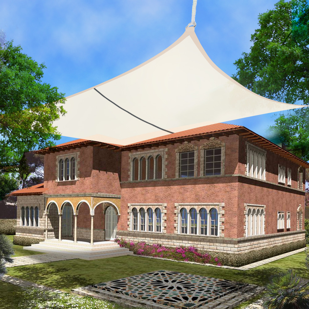 4m x 3m Sun Shade Sail Garden Patio Canopy Awning 98% UV Block Greenbay