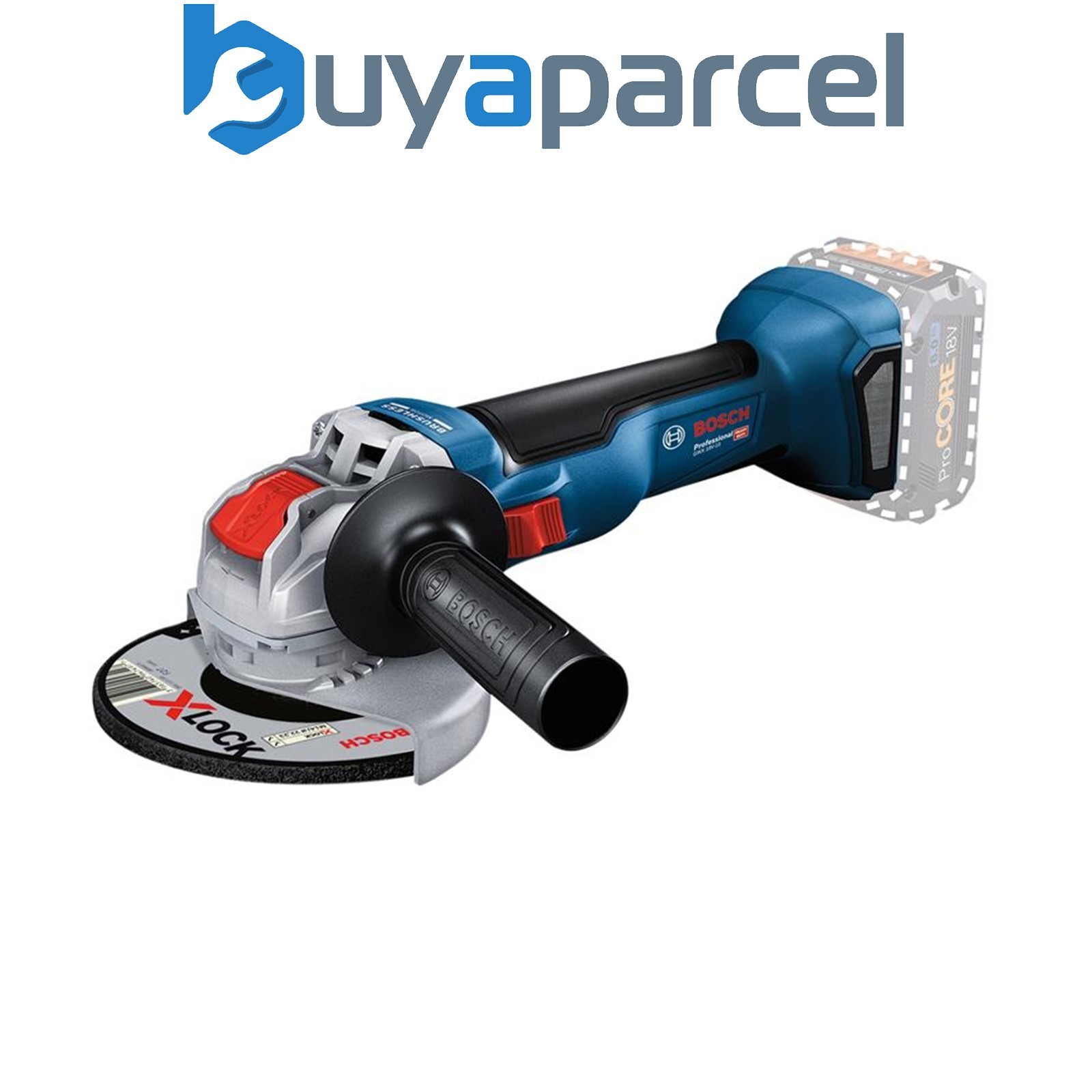 Bosch 06017B0100 GWX 18V-10 Professional X-LOCK Angle Grinder 125mm 18V Bare