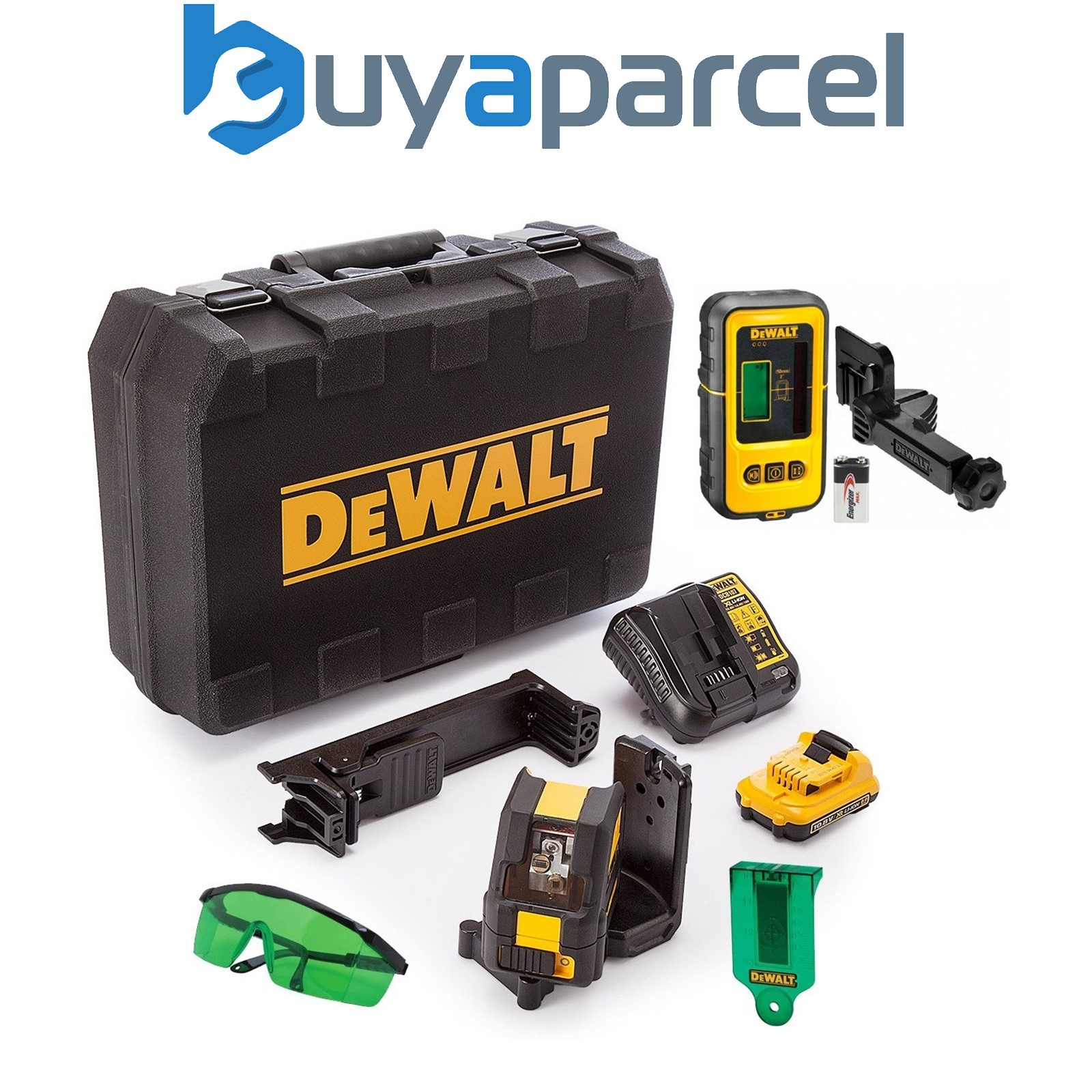 DeWalt DCE088D1G 12v Self Leveling Cross Line Green Laser Level Bracket DE0892