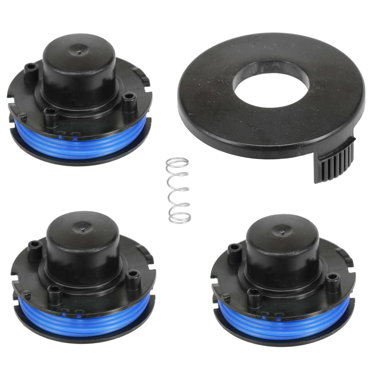 Strimmer Line 3 x Spools + Cover for Qualcast Challenge McGregor GT2317 Trimmer