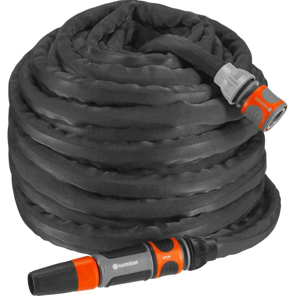 Textile Hose Liano 30m Set Garden Hose High Quality UV and Frost Resistant Light