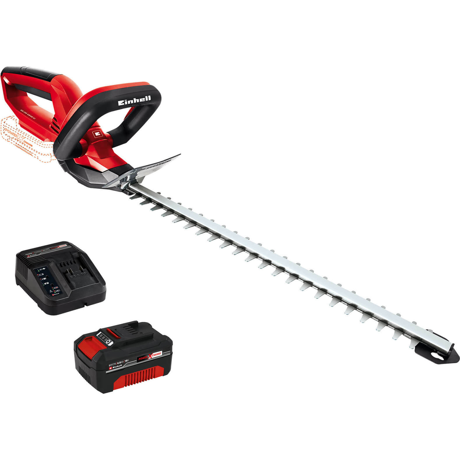 Einhell GE-CH 1846 Li 18v Cordless Hedge Trimmer 460mm 1 x 4ah Li-ion