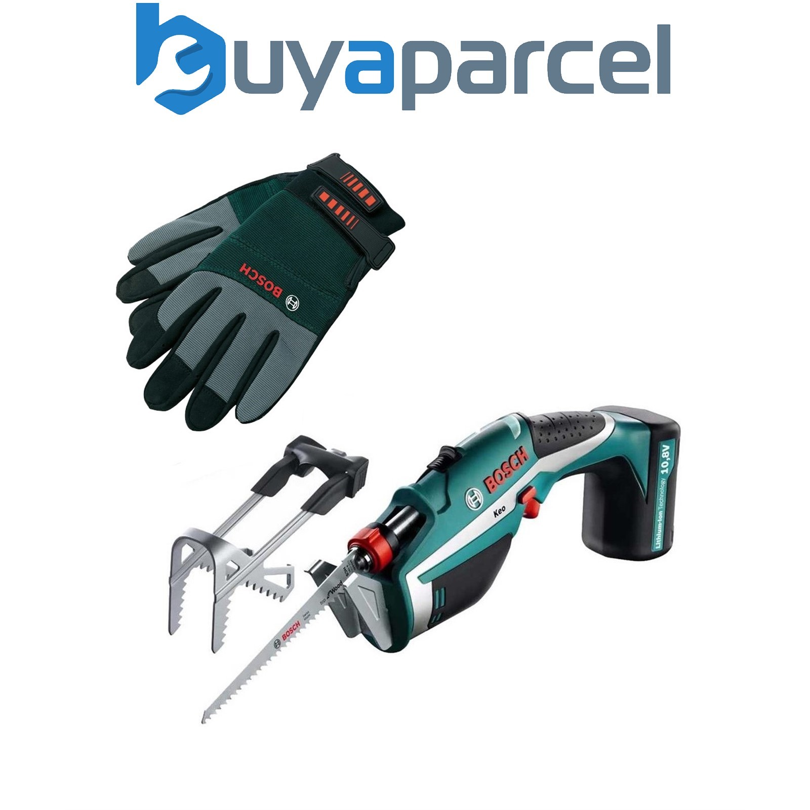 Bosch Keo Garden Recip Pruning Multi Saw 10.8v Li-Ion & Battery & Gloves