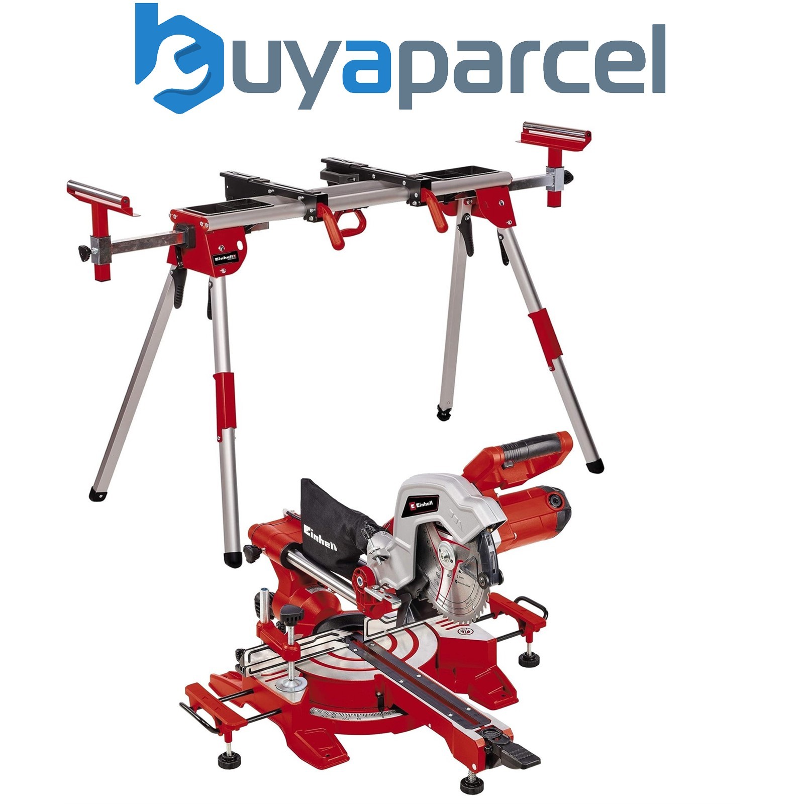 Einhell TC-SM 216 Sliding Crosscut Mitre Saw 216mm Corded Laser Line + Leg Stand