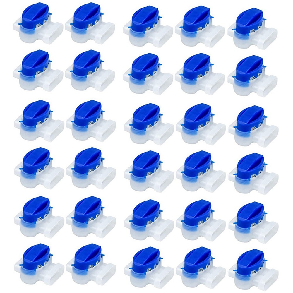 100pcs Cable Wire Connectors for Garden Auto Lawn Mower 3 Pore Terminal9971