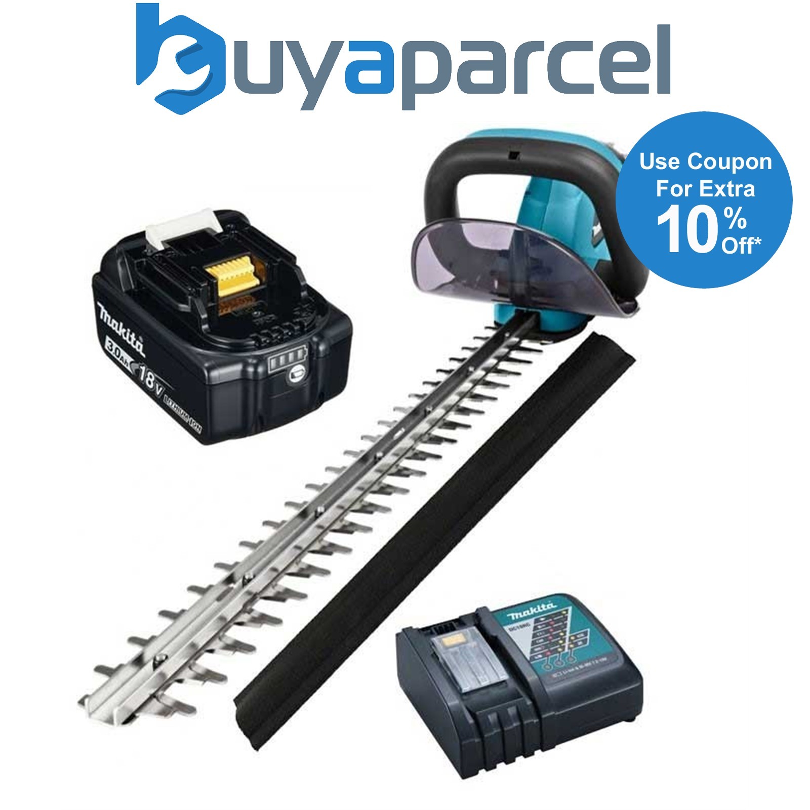 Makita DUH523RJ LXT 18v Li-Ion Cordless Hedge Cutter 52cm + 3.0ah Battery