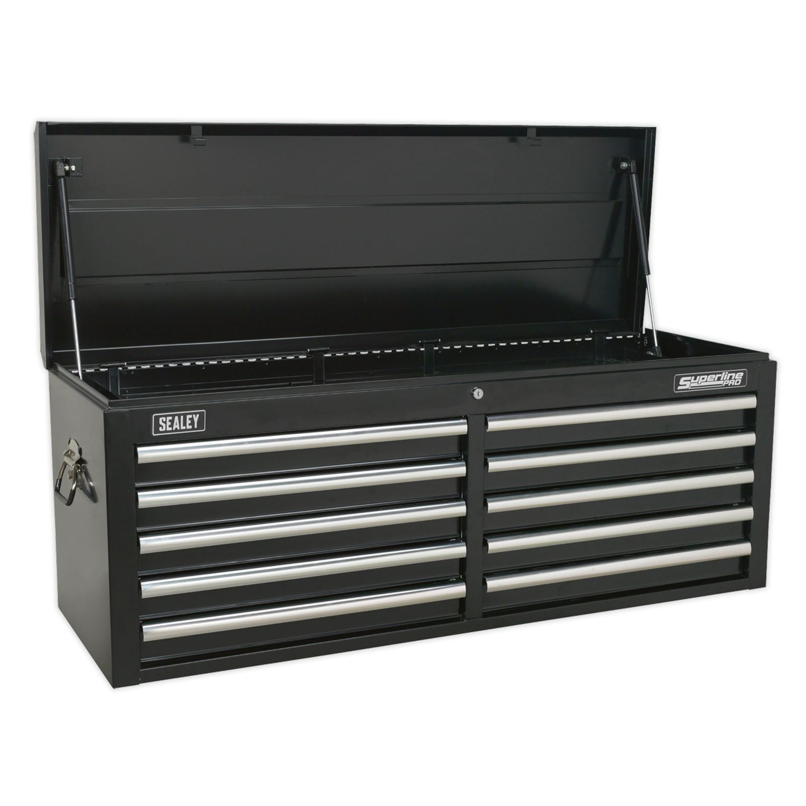Sealey Topchest 10 Drawer with Ball Bearing Runners - Black - Part No. AP5210TB