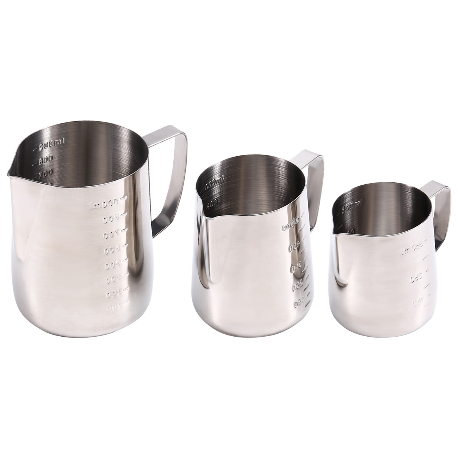 Milk Frothing Cup Coffee Latte Container Metal Pot Measuring Cup Coffee6161