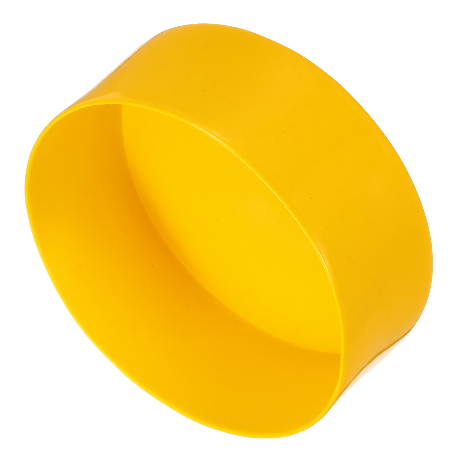 4pcs Rubber End Caps 130mm(5") End Cap Screw Thread Protectors Yellow