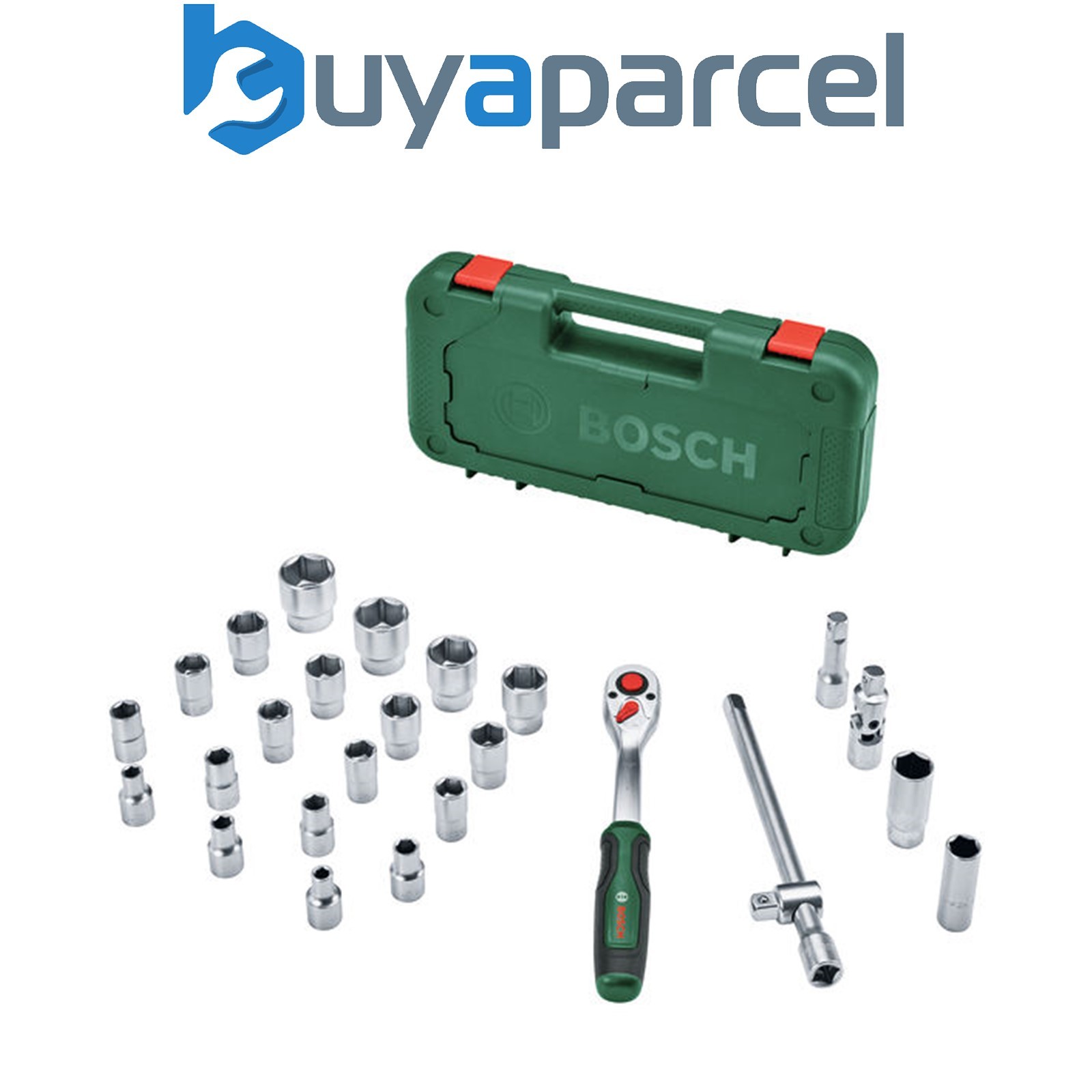 Bosch Hand Tools 1/2" Ratchet Set 25-Piece 1600A02Z9F