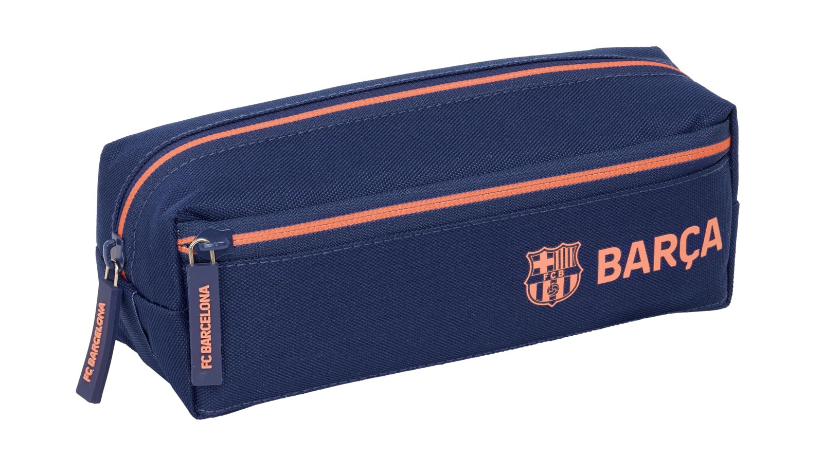 F.C.BARCELONA 2ª Attre- Triple Small Pencil Case for Children, Ideal for School