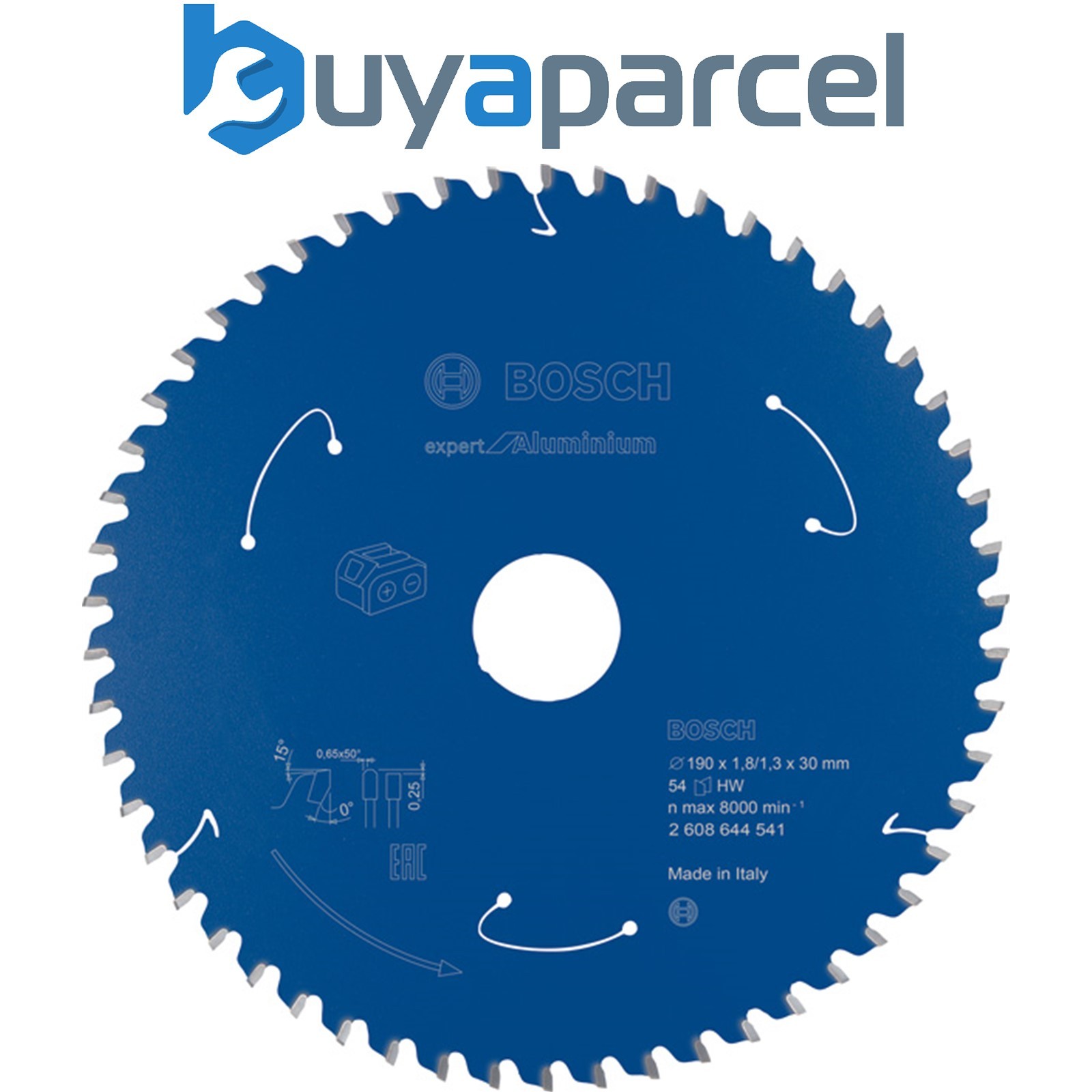 Bosch Expert for Aluminium Circular Saw Blade 190x1.8/1.3x30 T54 2608644541