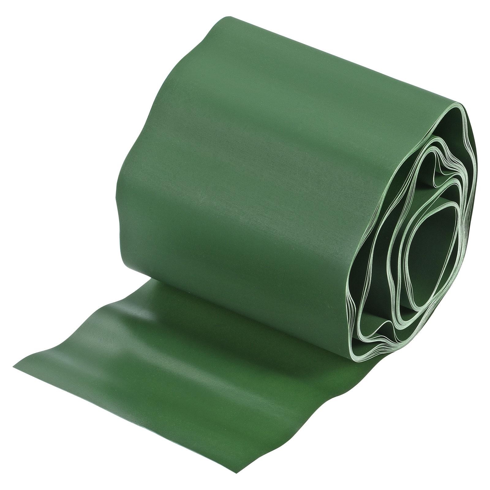 19.7x0.49 Ft Garden Fence Border Plastic Decorative Fencing Grass Flower Edging