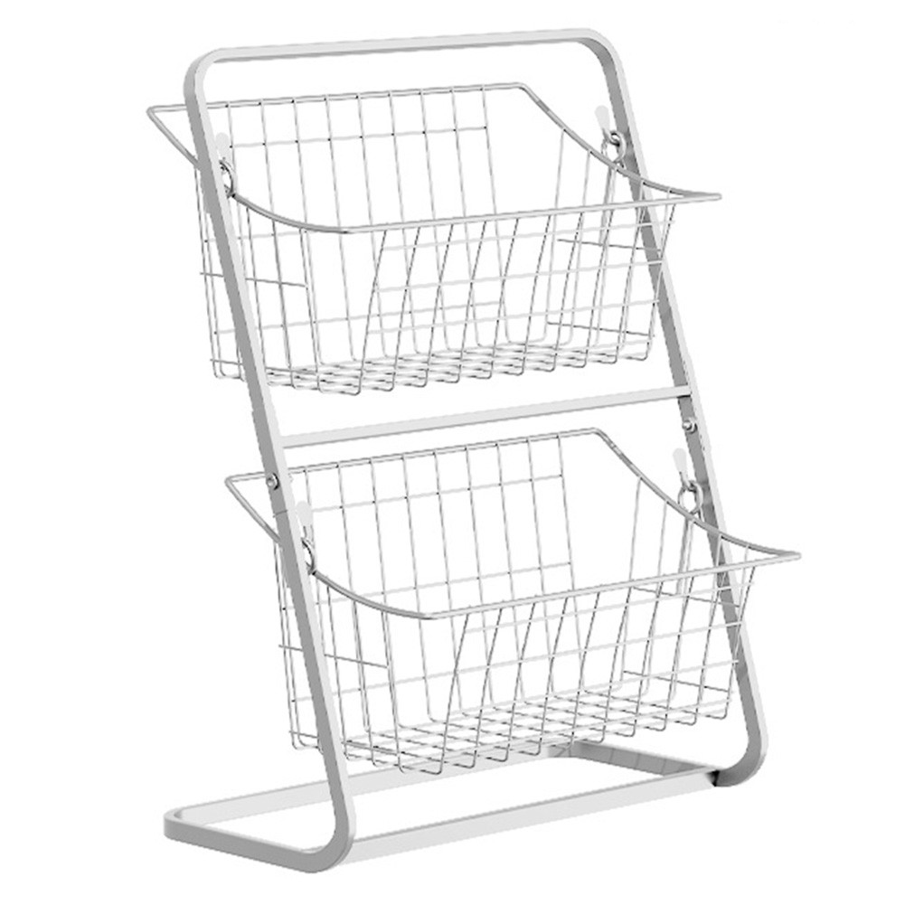 Kitchen Organizer Shelf Layer Seasoning Vegetables Fruits Holder Assembly9828