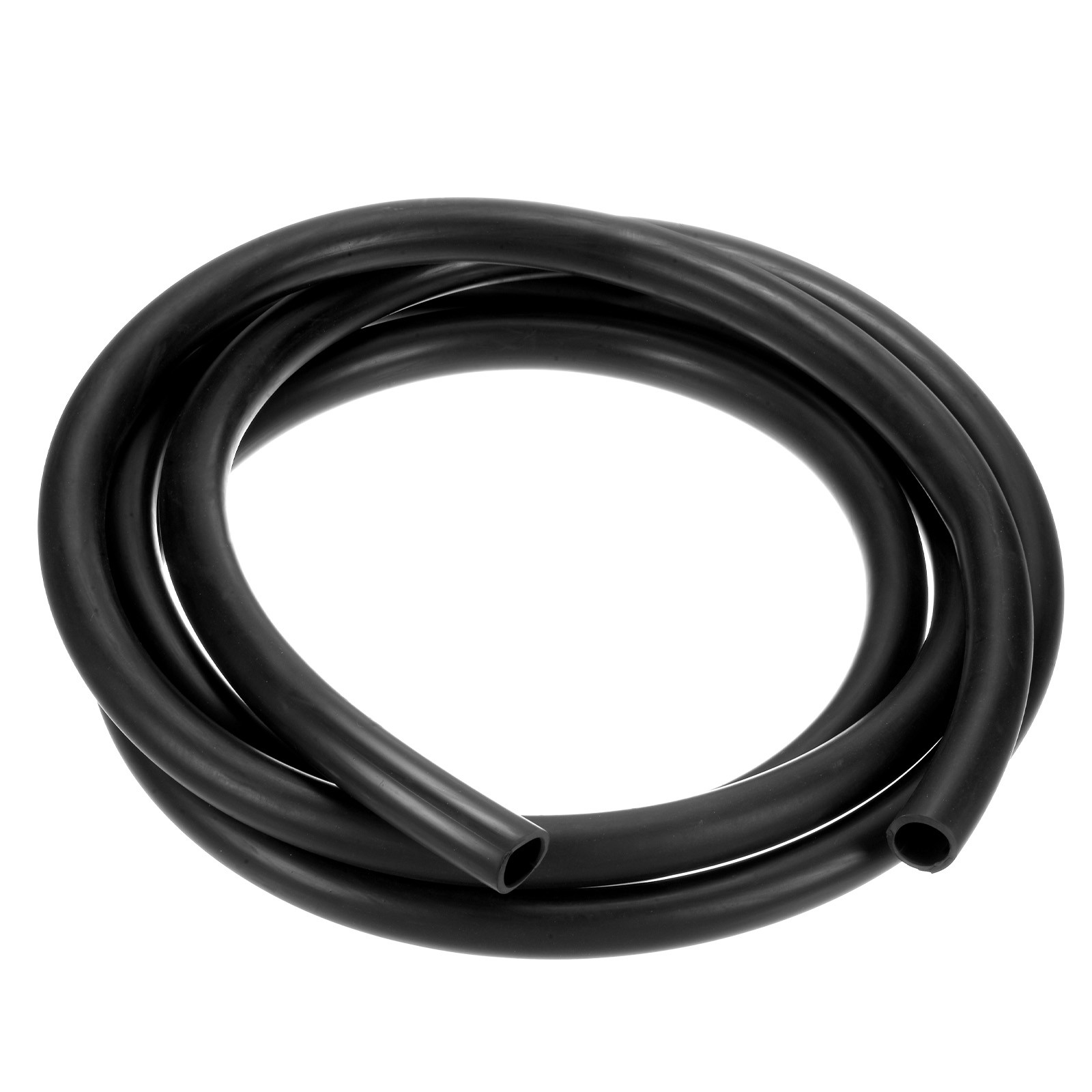Lubricating Oil Hoses, 15mm ID 9.84FT Rubber Tubing for Garden [Black]