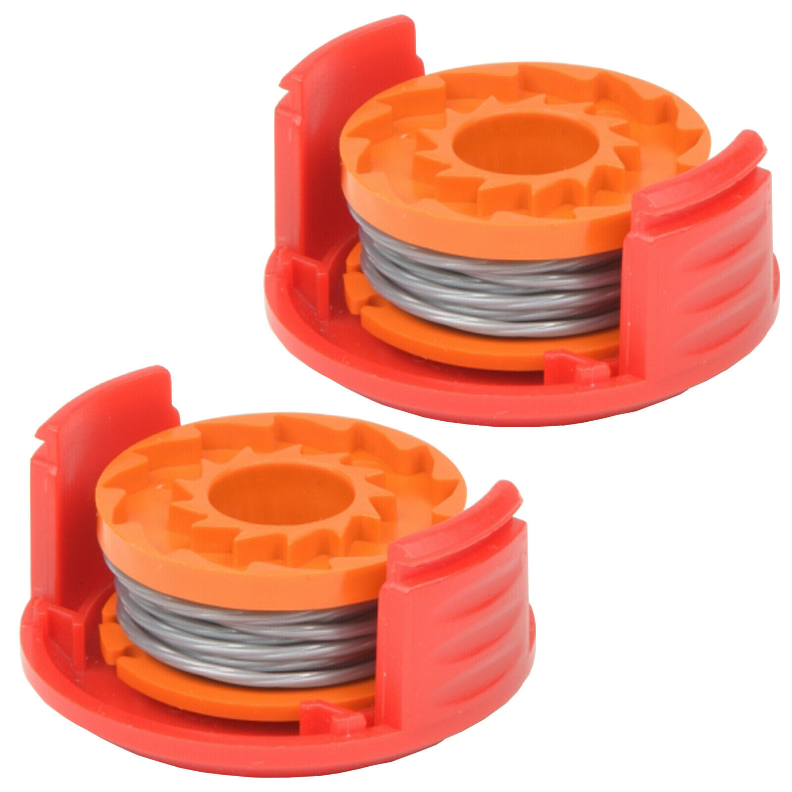 Spool Cover & Lines x 2 for QUALCAST CLGT1825D CGT25 Grass Trimmer Strimmer 2.5m