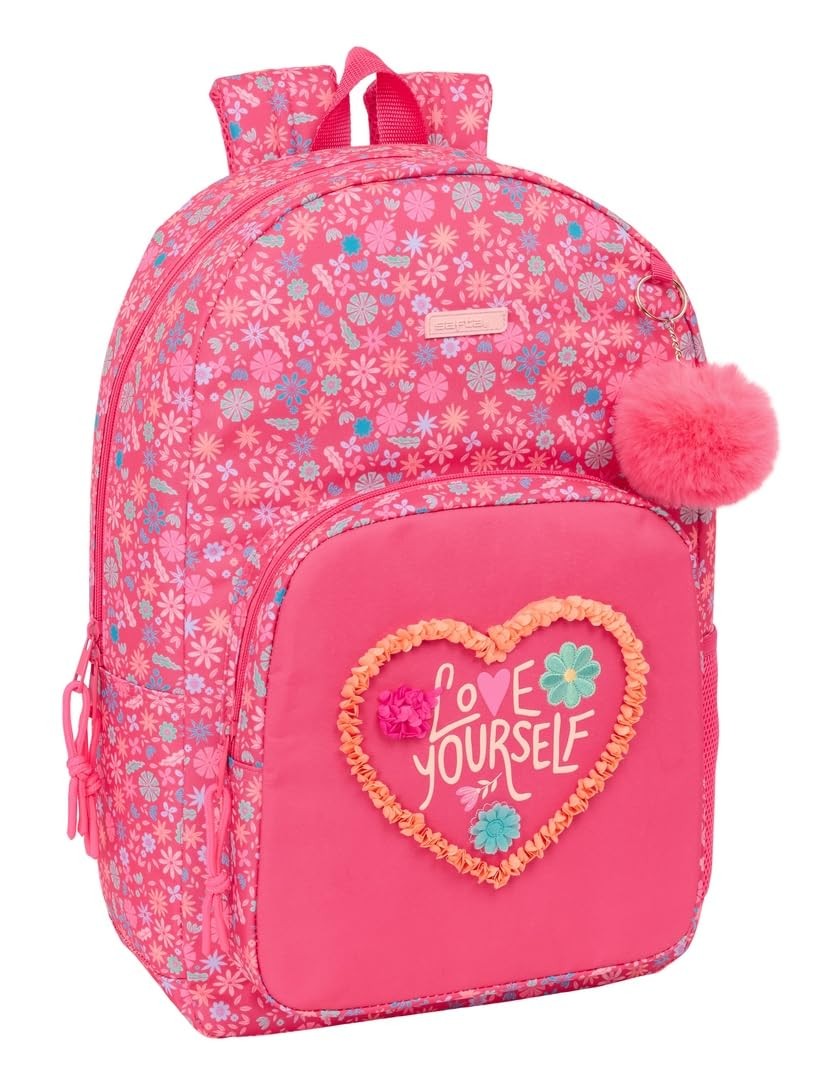 Safta Feeling School Backpack, Adaptable to Cart, Ideal for Children of Differen