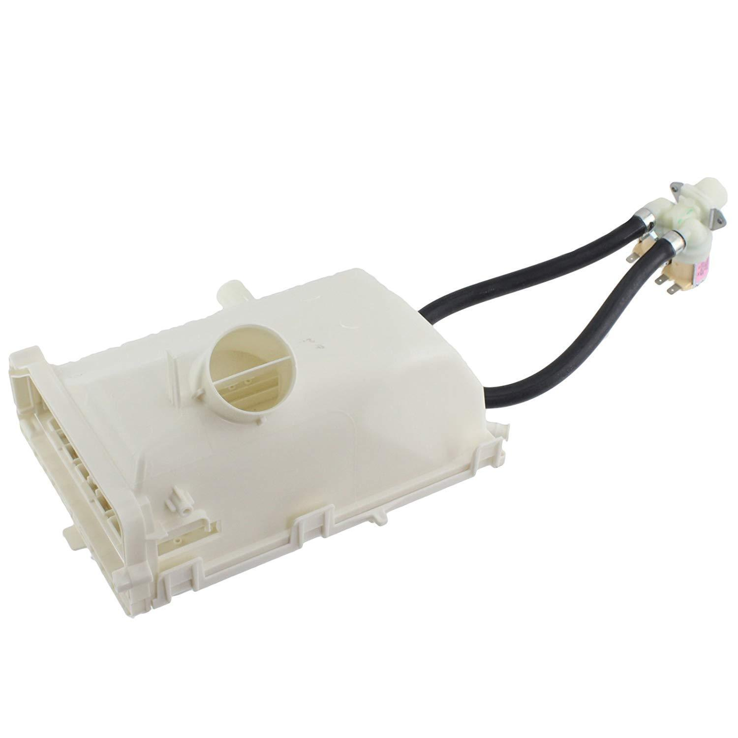 Samsung Washing Machine Soap Dispenser Drawer Housing and Inlet Valve Assembly