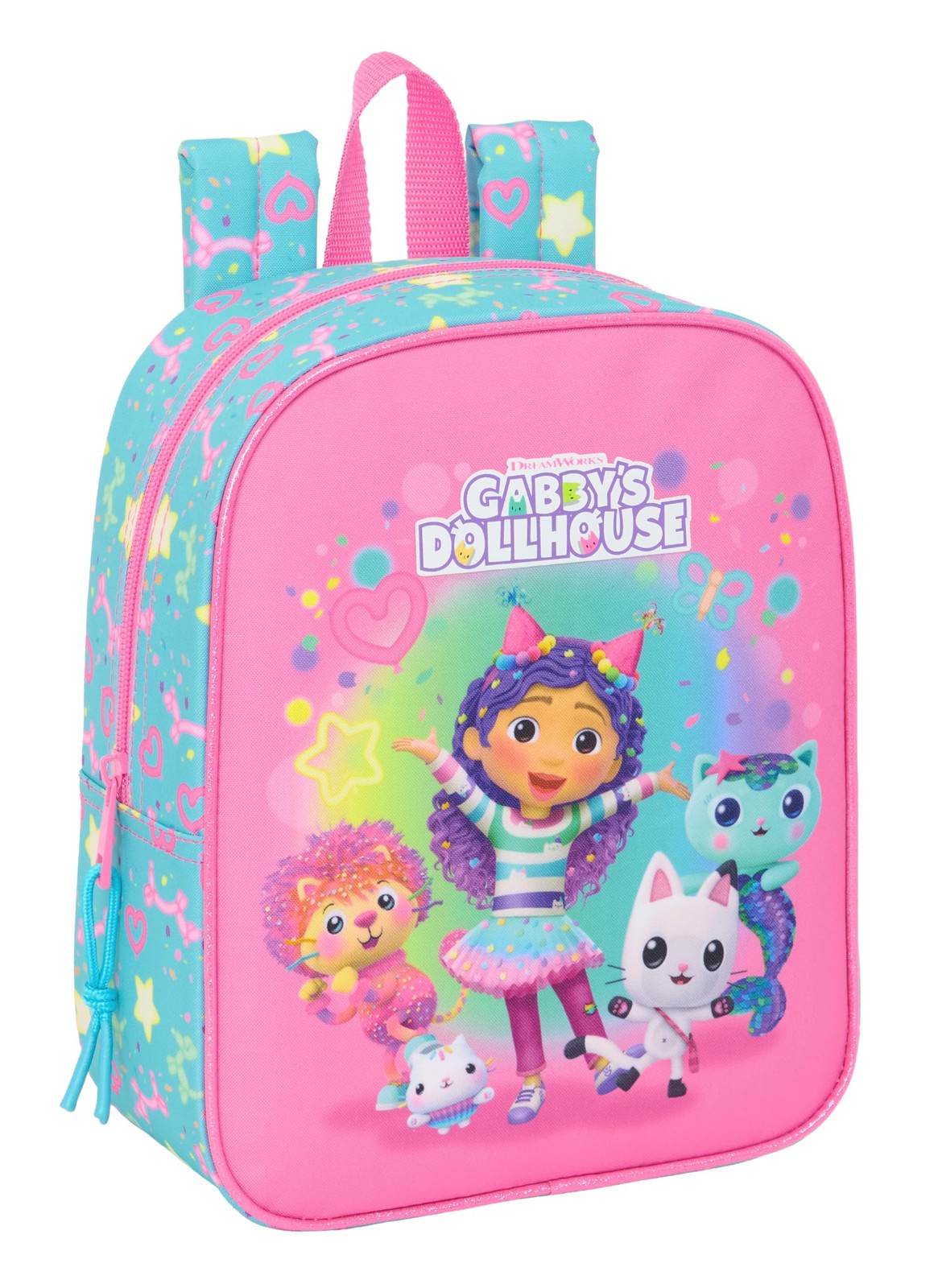 safta GABBY'S DOLLHOUSE CONFETTI Children's Backpack, School Backpack, Adaptable