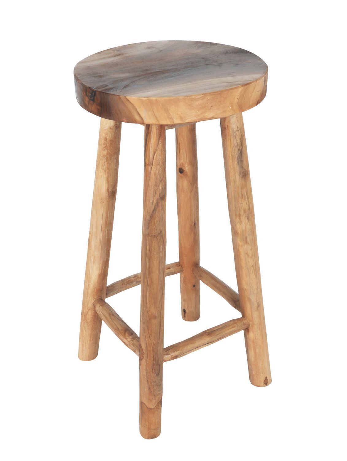 Teak Wood Bar Stool Wooden Stool Counter Stool Bistro Stool Kitchen Stool