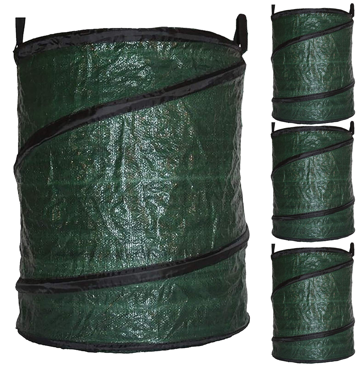 Garden Grow Bag Large Reusable Vegetable Fruit Growing Collapsible Pop-Up 90L x4