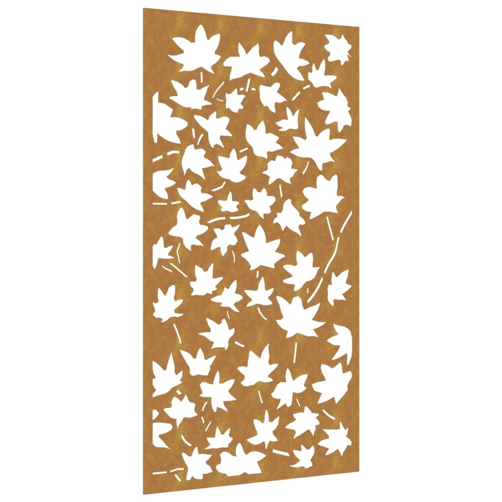 Garden Wall Decoration Art Decor Corten Steel Maple Leaf Design vidaXL