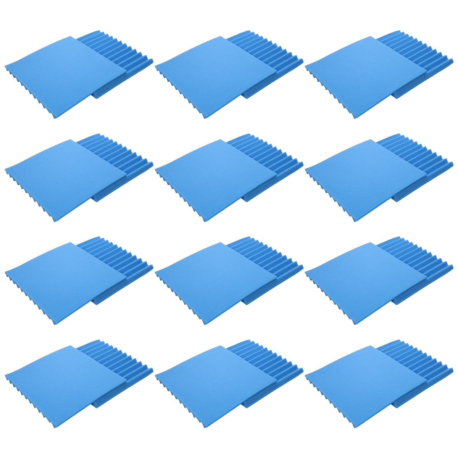 24 Pack Acoustic Foam Panels 1X12X12 Inches,Soundproof Wall Panels with9620