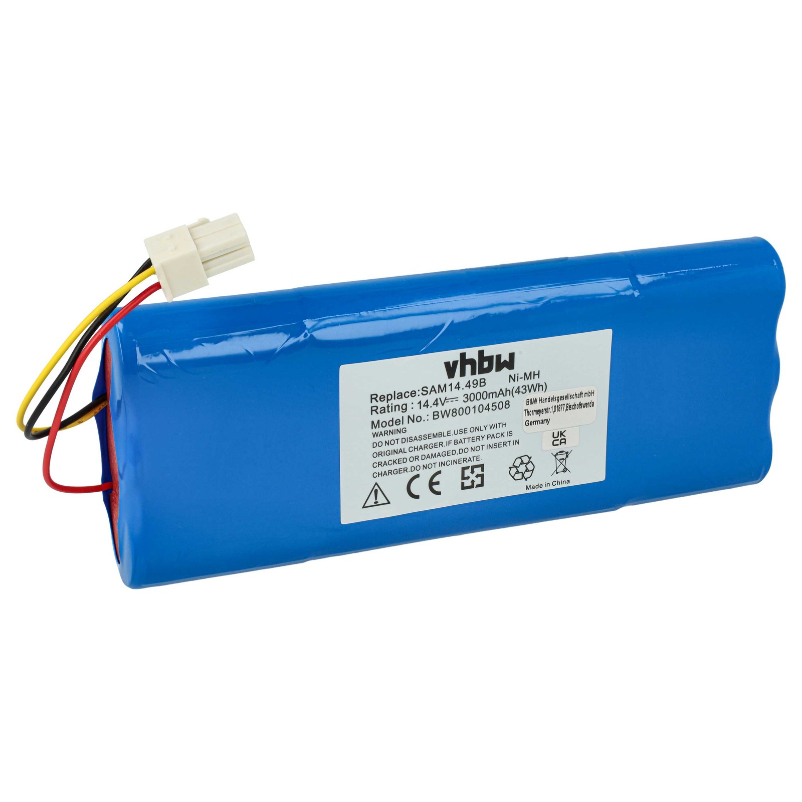 Battery for Samsung Navibot VC-RL84VR 3000mAh 14.4V