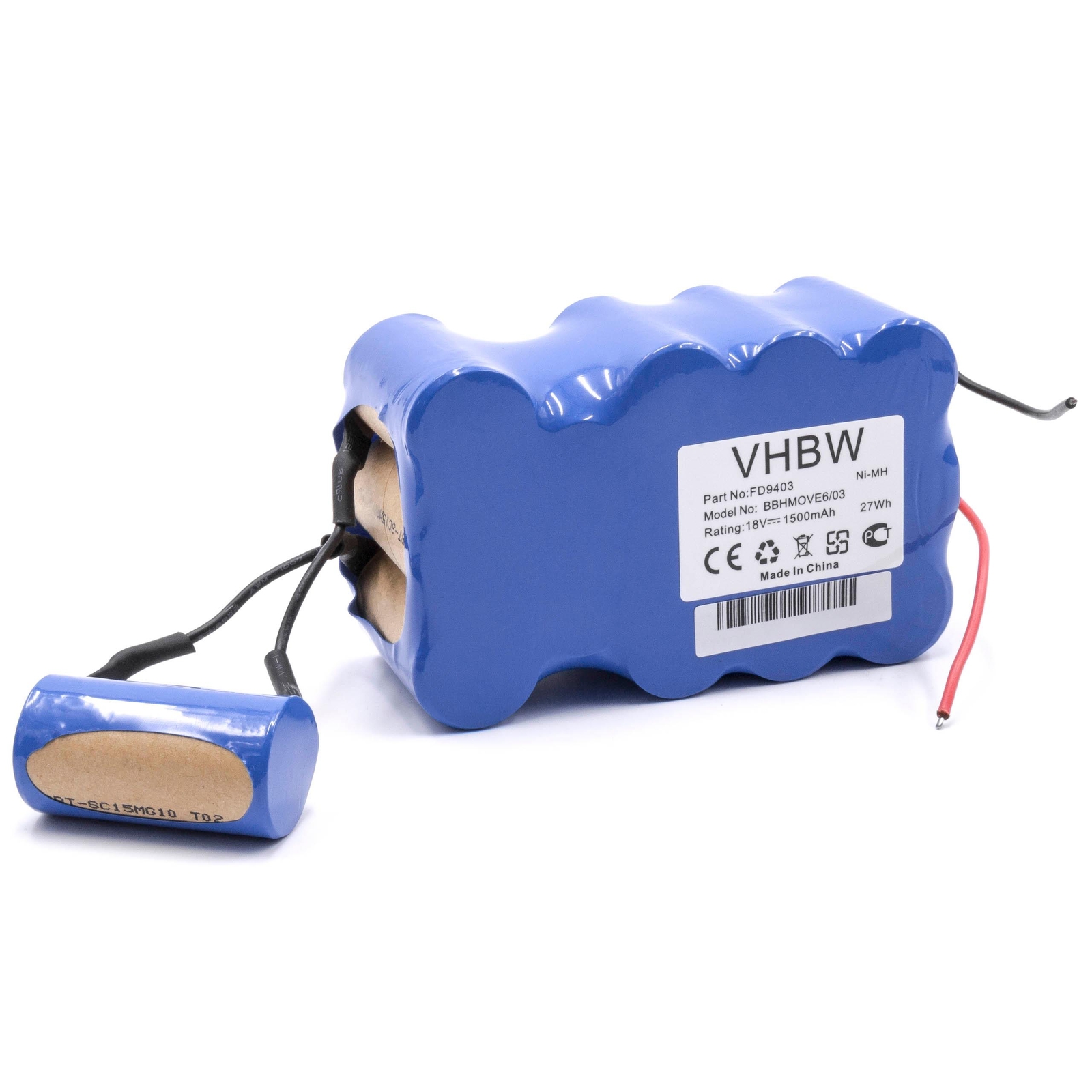 Battery for Bosch BBHMOVE6/04 BBHMove6/03 BBHMOVE6N/01 BBHMOVE6/02 1500mAh 18V