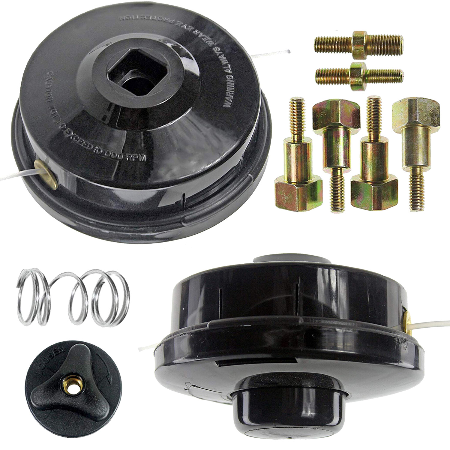 Strimmer Line Head Manual + Bump Feed Spool for KAWASAKI Trimmer Brushcutter