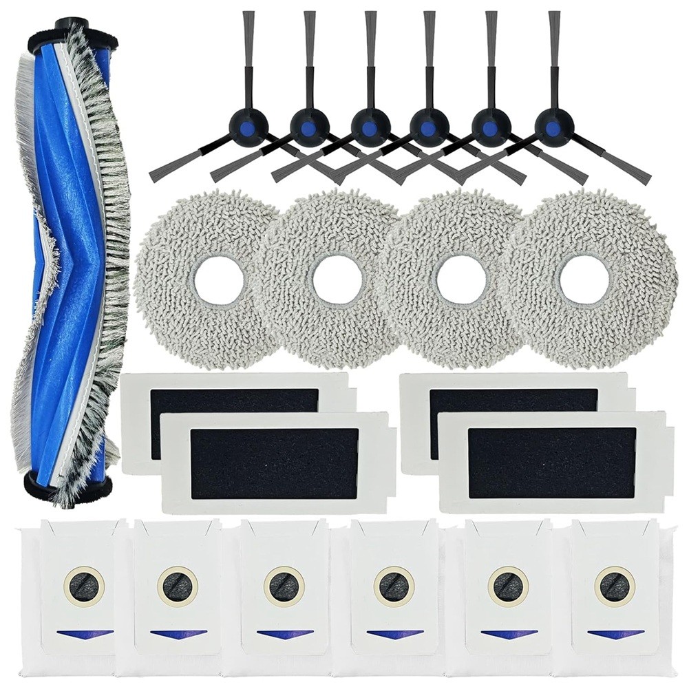 For  PRO+ Robot Vacuum Main Side Brush Hepa Mop Pad Dust Bags Replacement7616