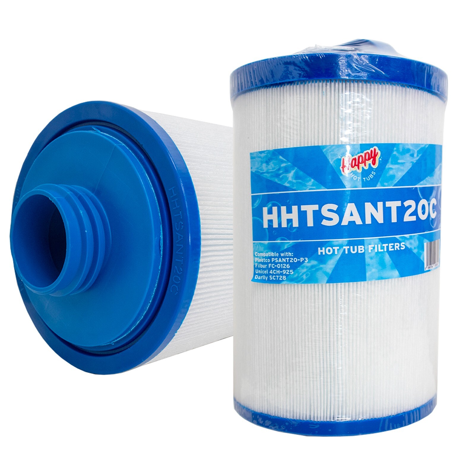 Happy Hot Tub Filter HHTSANT20C Compatible with Strong Spa PSANT20P3 SC728 Spas