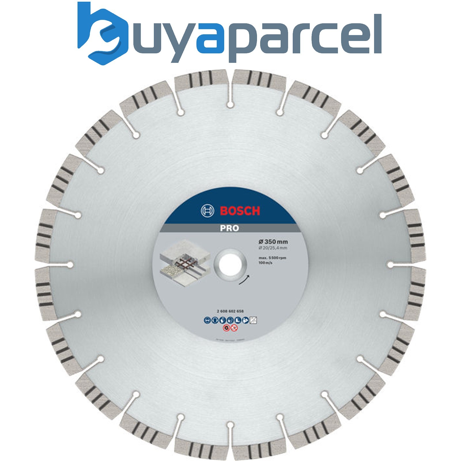 Bosch Cutting Disc PRO Concrete Diamond Disc 350 x 20/25.4 mm 2608602658