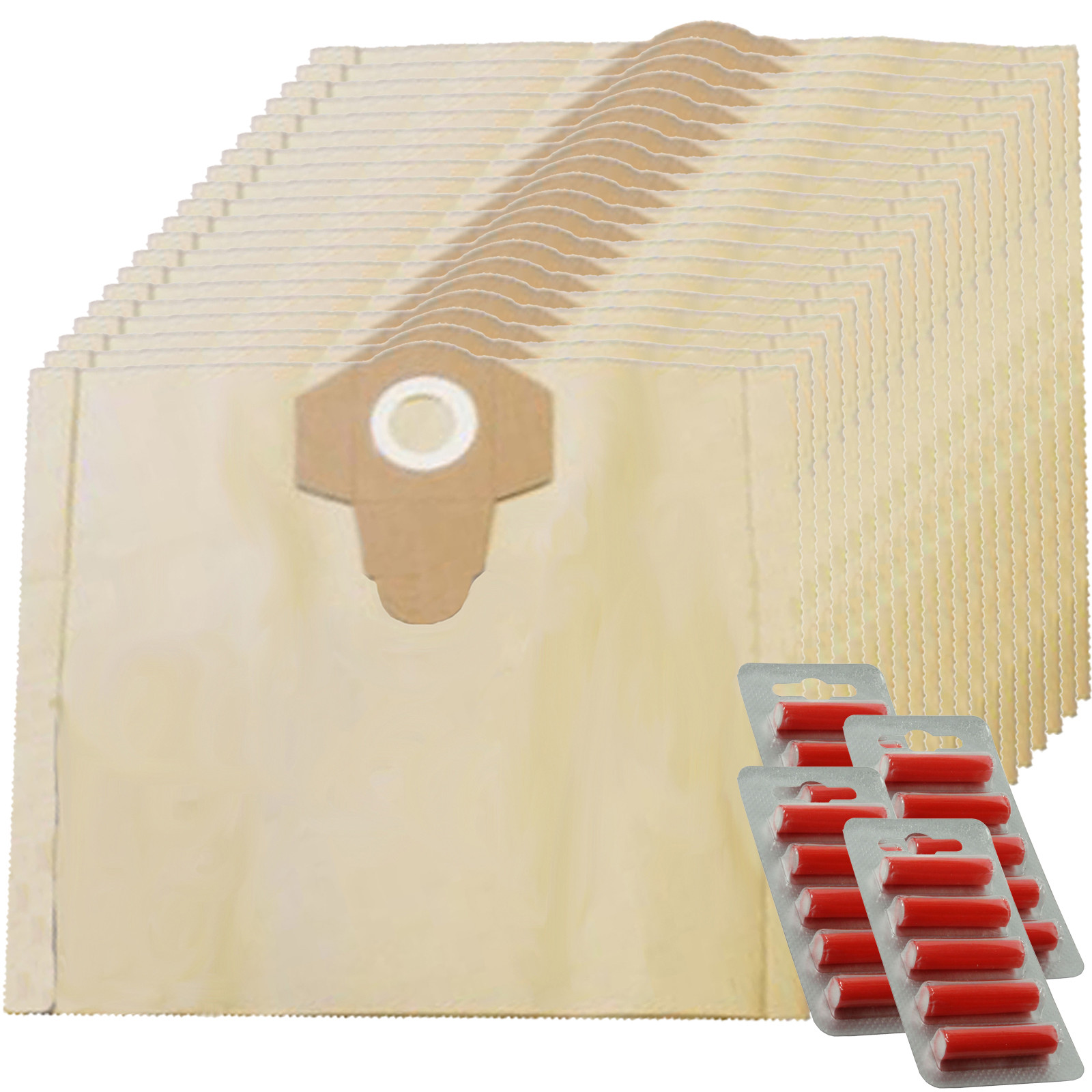20 x Dust Bags for DRAPER Vacuum 30 L Litre DRA19103 WDV30SS WDV50SS Fresheners