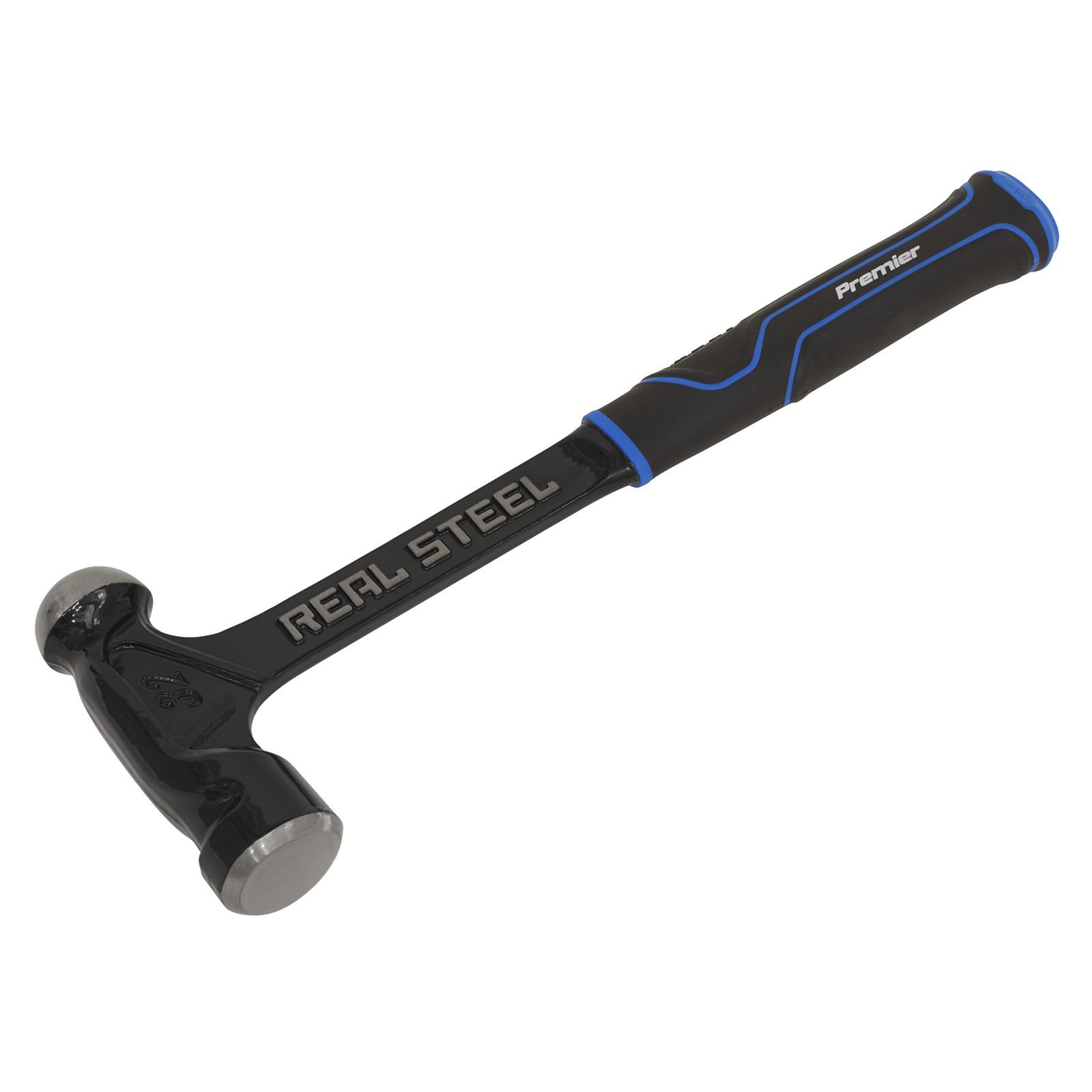 Sealey Ball Pein Hammer 32oz One-Piece Soft Grip Handles - BPHX32