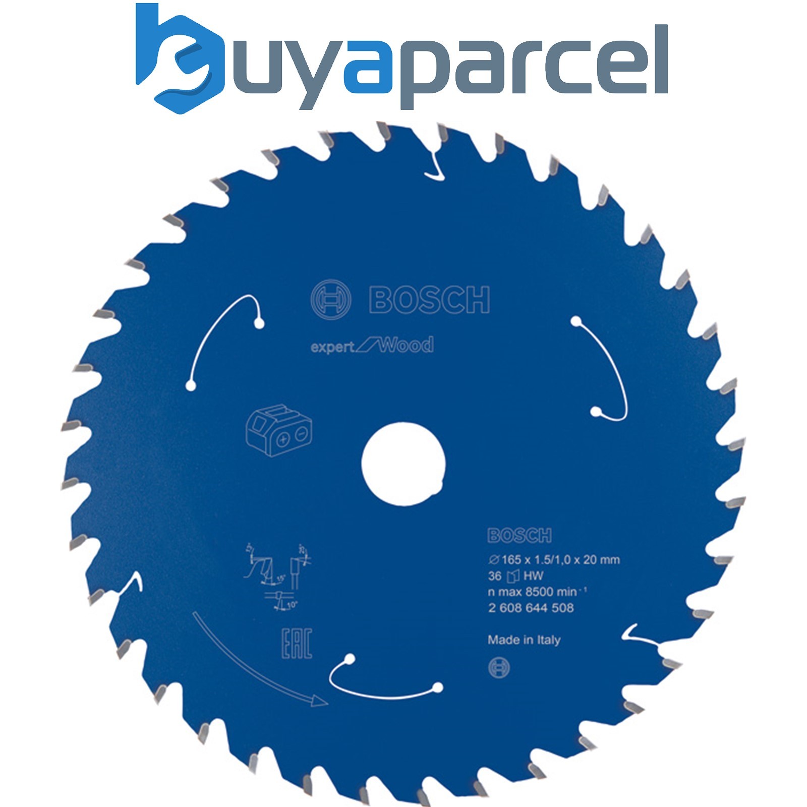 Bosch Expert Wood Circular Saw Blade Cordless Saws 165x1.5/1x20 T36 2608644508