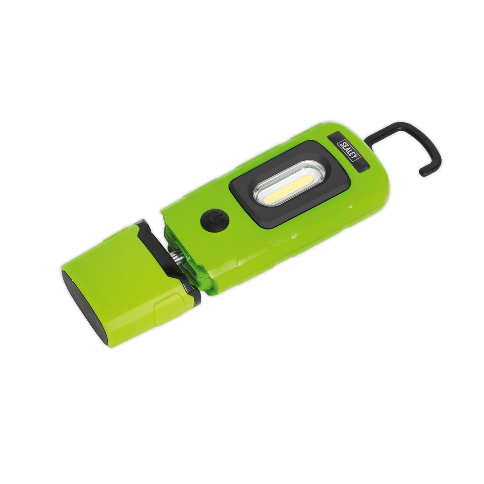 Rechargeable 360° Inspection Light 3W COB & 1W SMD LED Green Lithium-Polymer
