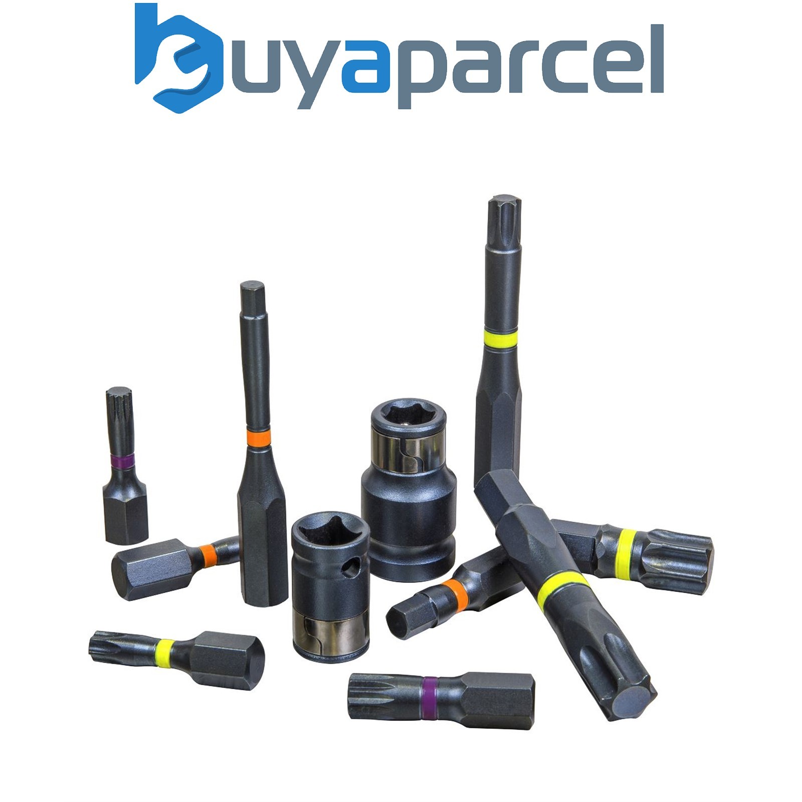 Sealey AK21902 Premier Impact TRX-Star*/Hex/Spline Bit Set 3/8" & 1/2"Sq Drive 2