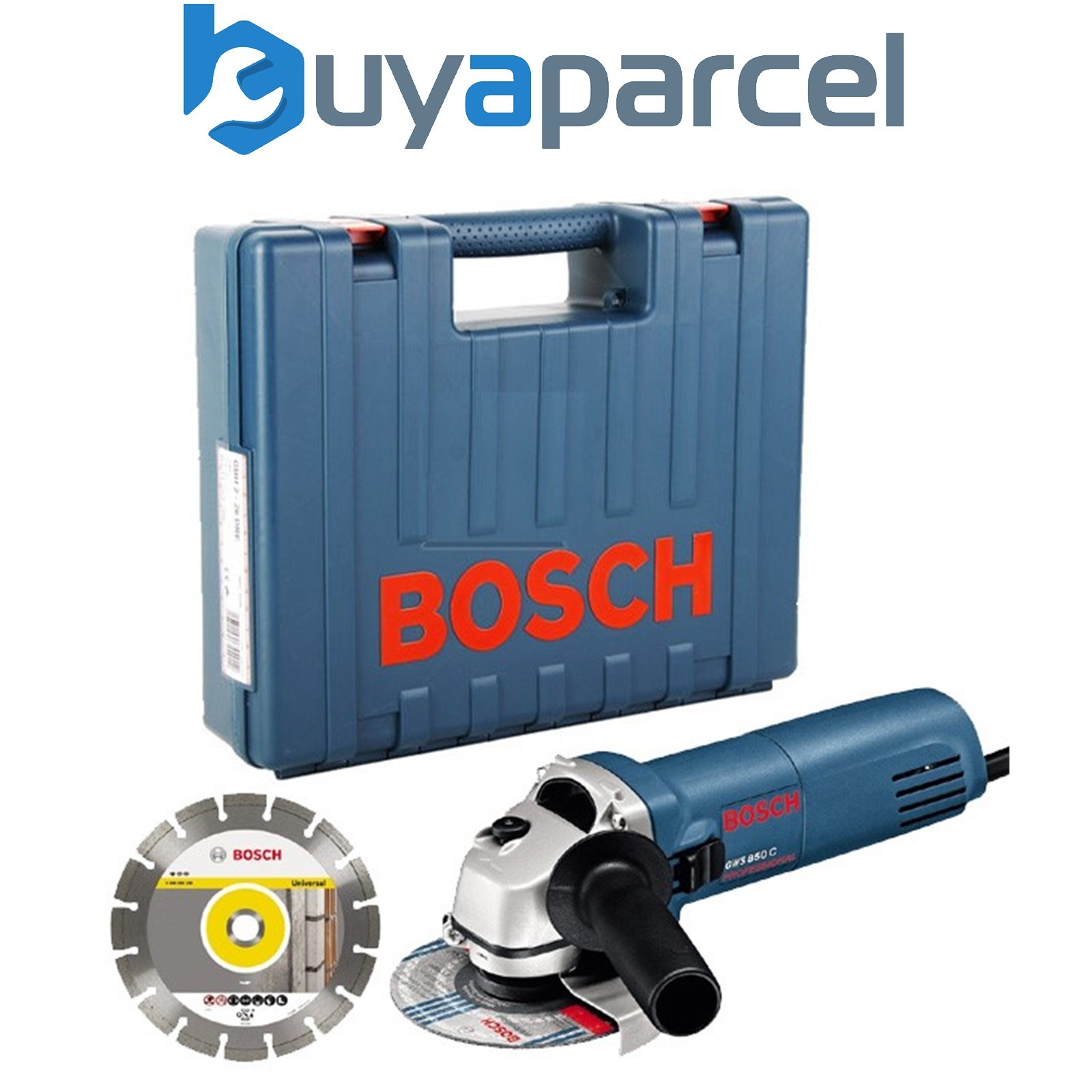 Bosch GWS850C 110v 850w Professional Corded Angle Grinder 115mm + Diamond Blade