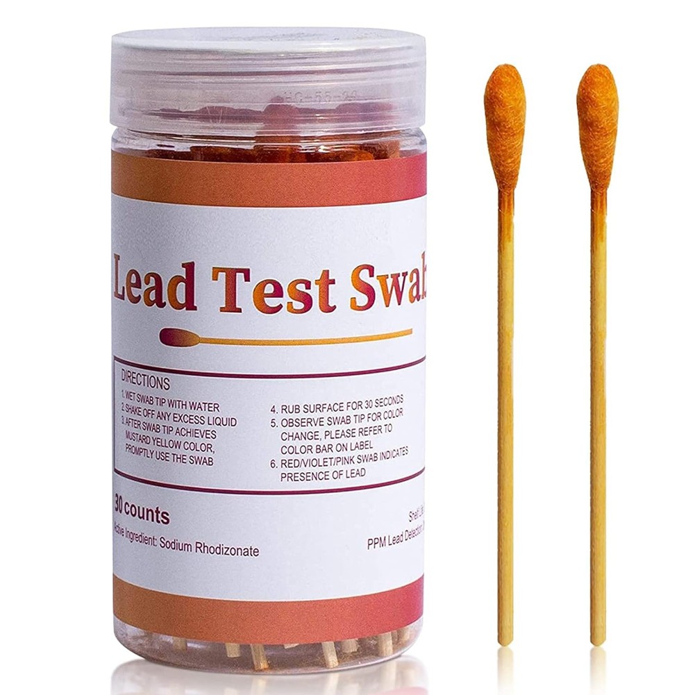 10X(60PCS Lead Test Swabs, Lead Test Kit for Painted Surfaces,Ceramics,2017
