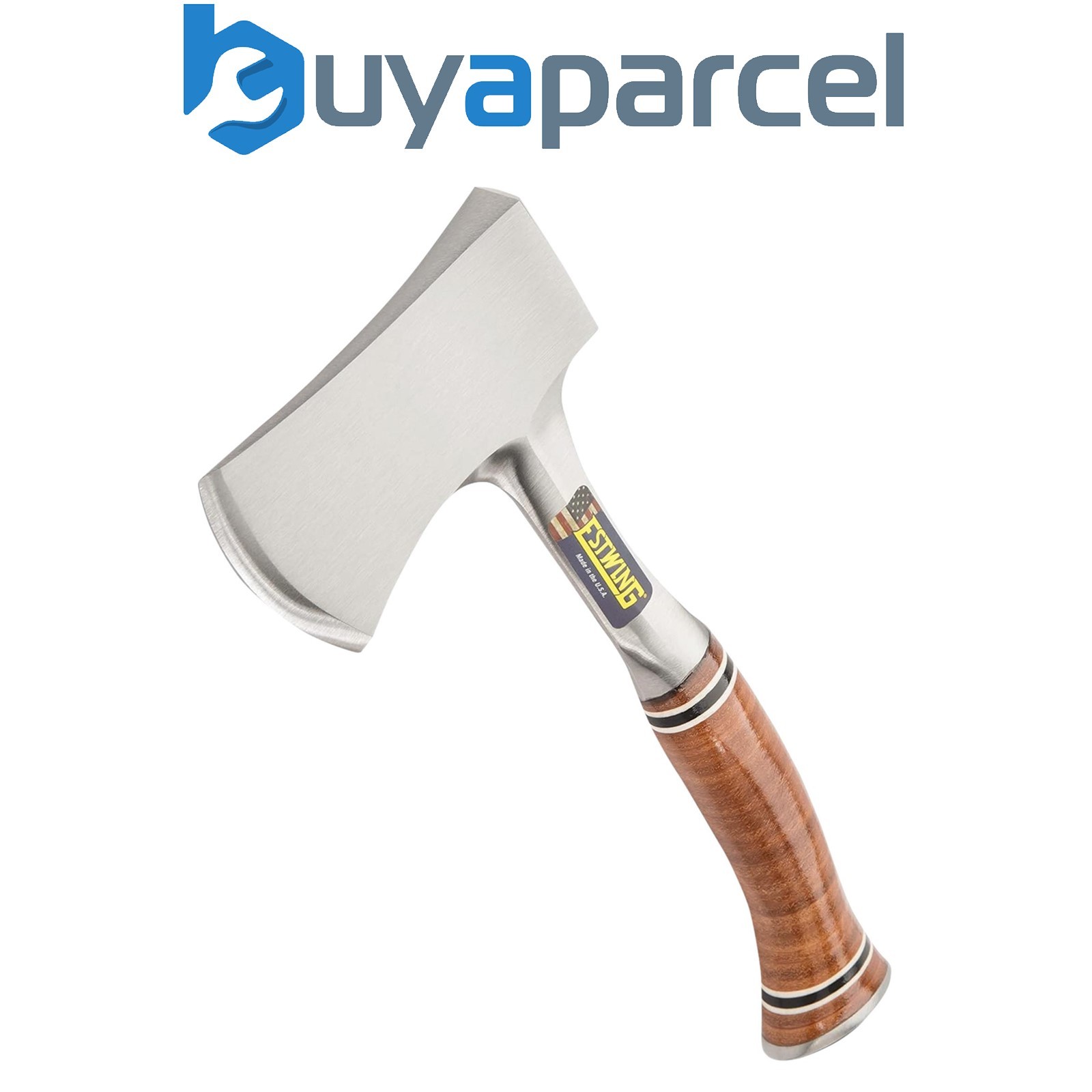 Draper 23501 Estwing E14A Sportsman's Axe with Leather Grip, 3-1/4"/83mm