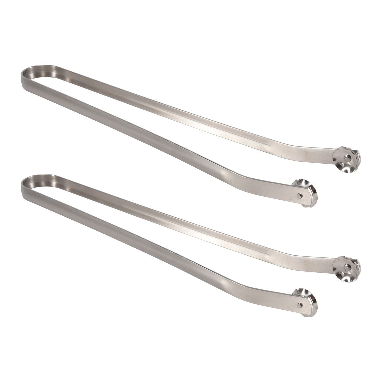 3X(Stainless Steel Barbecue Sausage Twisting Tongs Barbecue Camping Outdoor3010