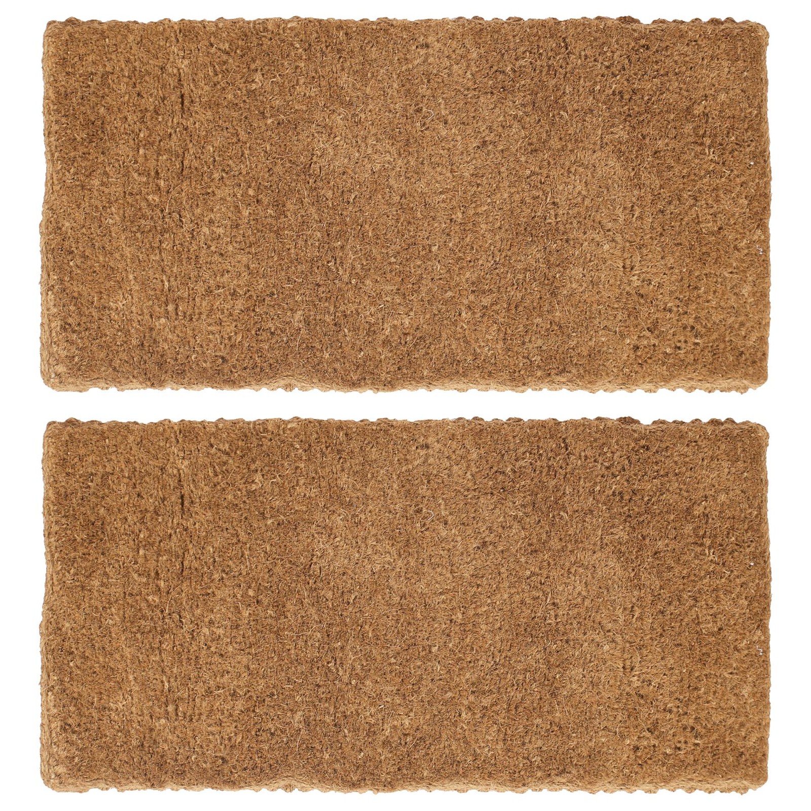 2x Premium Handmade Coir Door Mats 120cm x 60cm Large Heavy-Duty Kitchen Barrier
