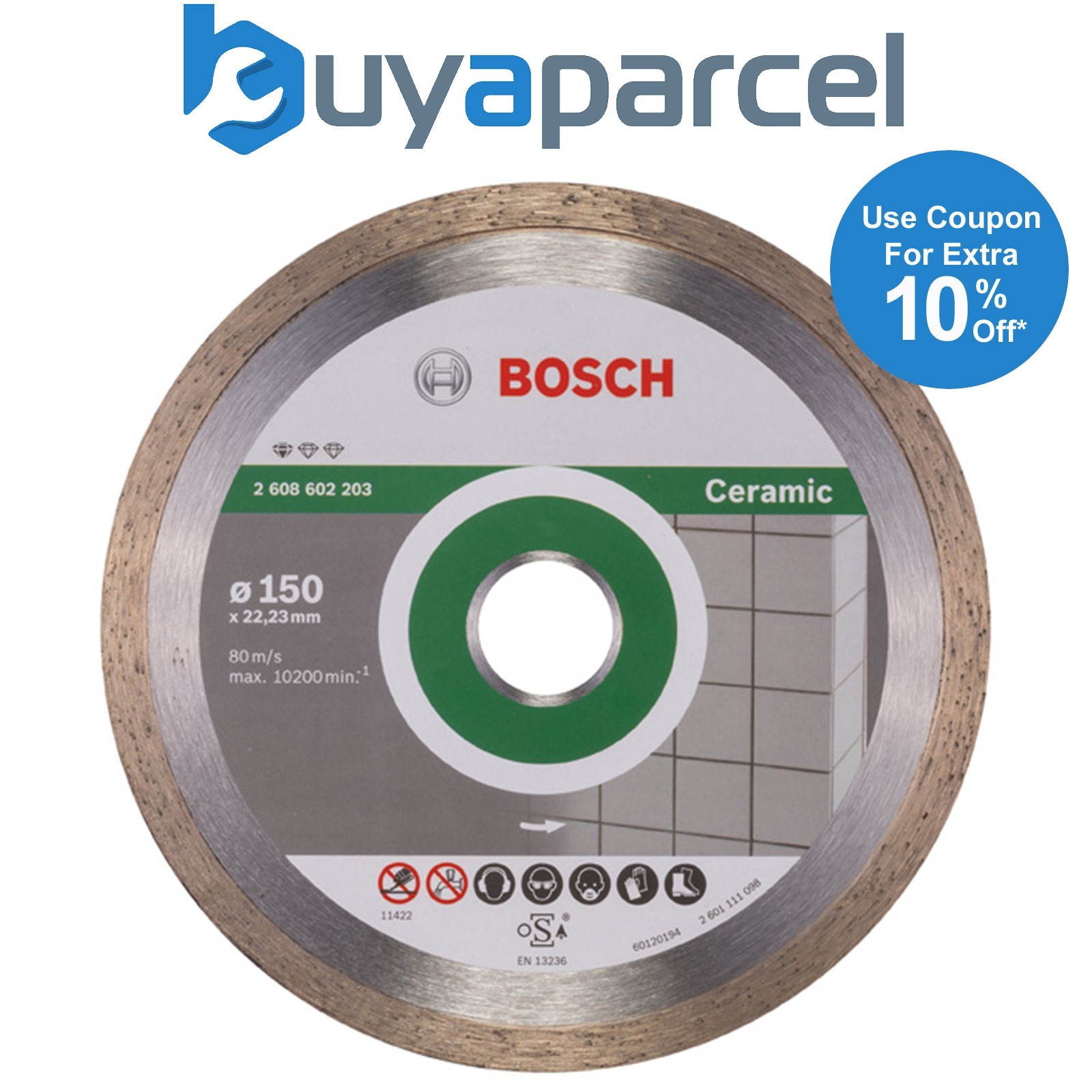 Bosch Diamond cutting discs Standard for Ceramic diamond cutting disc 2608602203