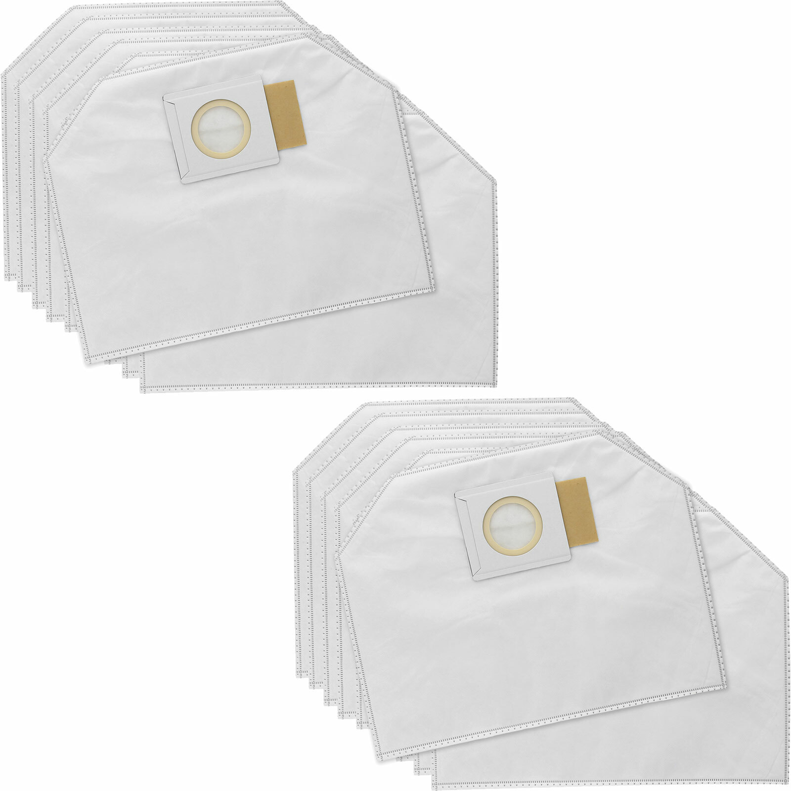 20 Pack Microfibre Dust Bags for Makita DVC260Z Cordless Backpack Vacuum Cleaner