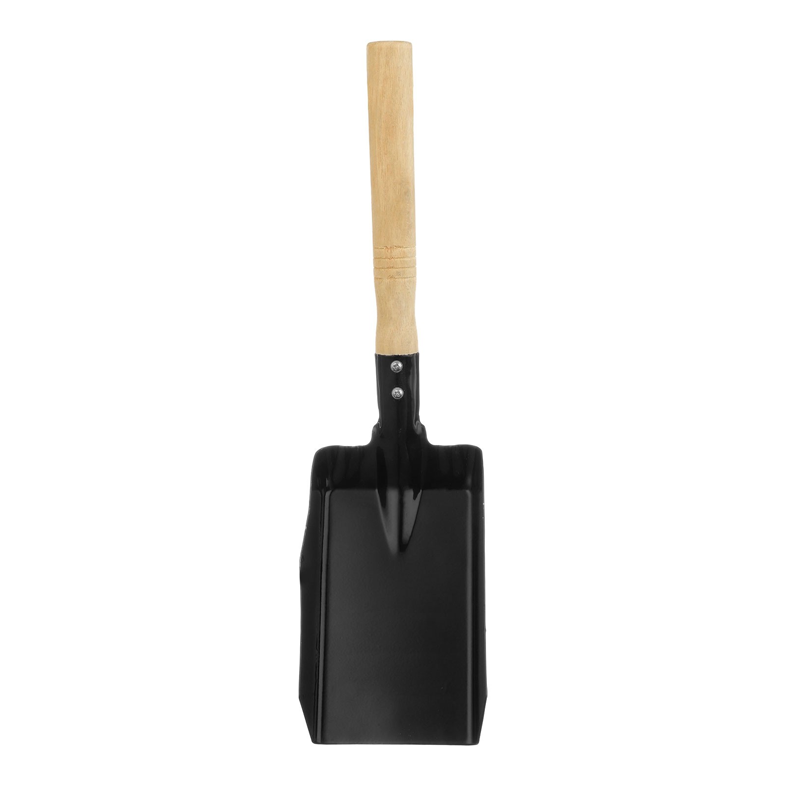 Fireplace Ash Shovel 15" Metal Garden Shovel with Wooden Handle